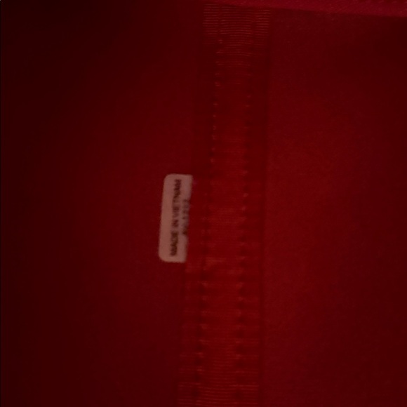 Michael Kors Red and White Stripe Tote - Picture 4 of 4